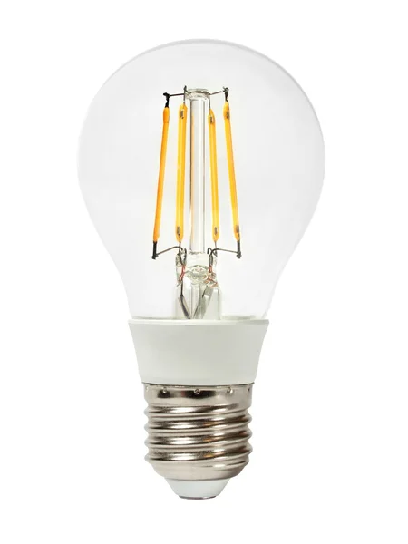 LED bulb on white — Stock Photo, Image