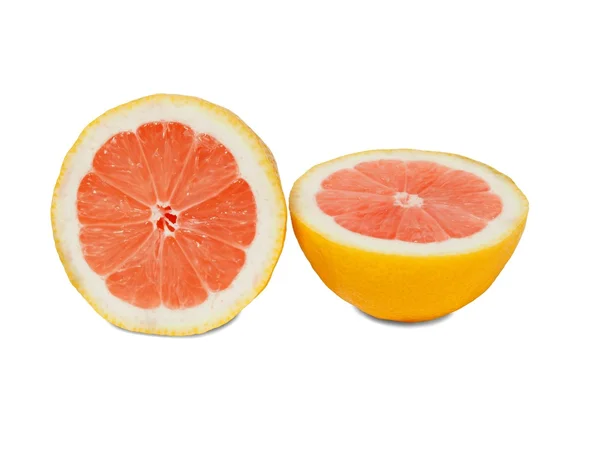 Grapefruit fele fehér — Stock Fotó