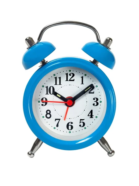 Relógio de alarme azul — Fotografia de Stock