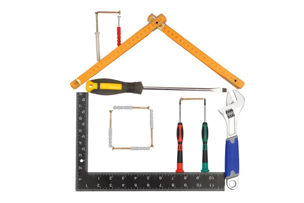 House From Tools — Stock Photo, Image