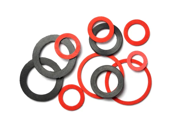 Gaskets on White — Stock Photo, Image