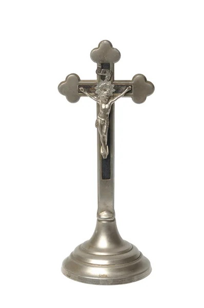 Cross on white — Stock Photo, Image