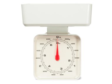 Beyaz mutfak ölçekler