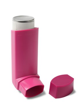 Astım inhaler beyaz