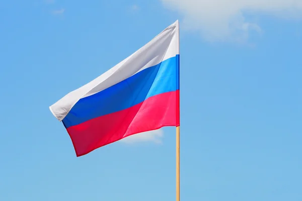 Ryska flaggan — Stockfoto