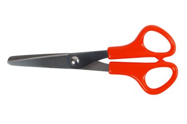 Scissors on white