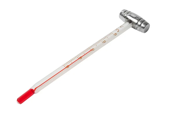 Geïsoleerde wijn thermometer — Stockfoto