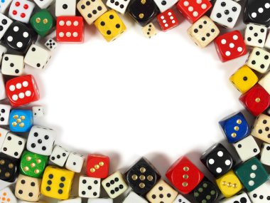 Dice with copy space clipart