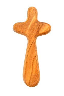 Küçük woden çapraz izole üzerinde beyaz arka plan