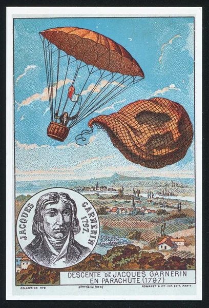 Воздушный шар Альберта Тиссандье — стоковое фото