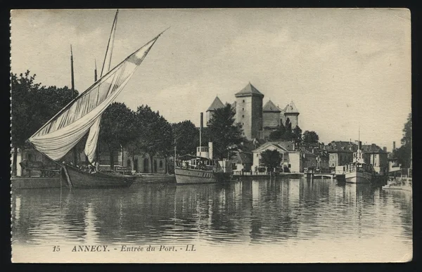 Cartolina di Annecy France stampata dalla Francia — Foto Stock