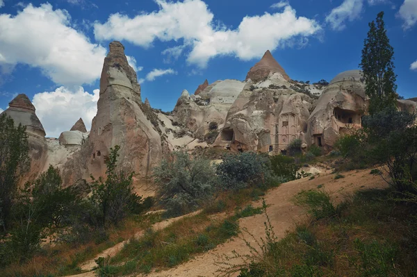 Anciennes maisons en pierre de Cappadoce — Photo