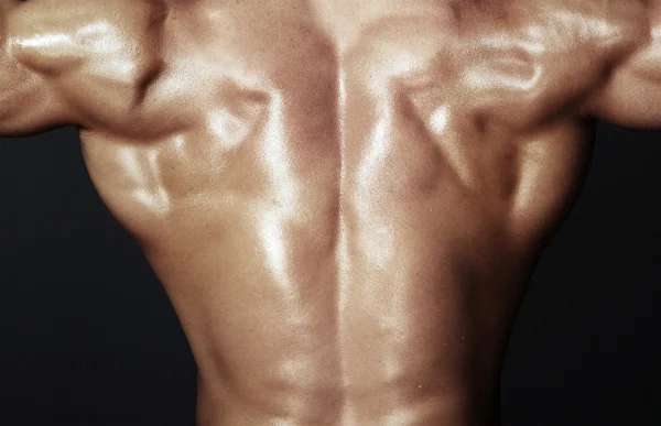 Kroppen av muskulös man — Stockfoto