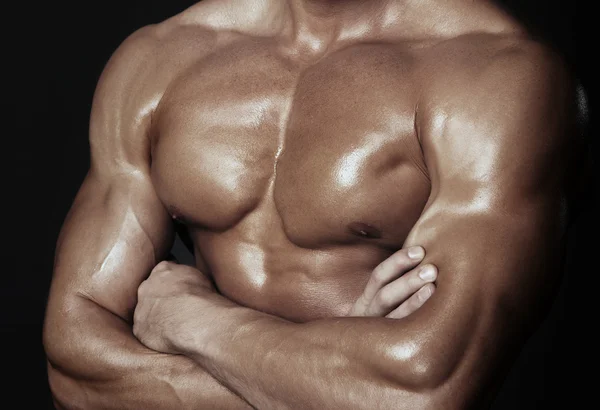Тіло м'язової людини — стокове фото