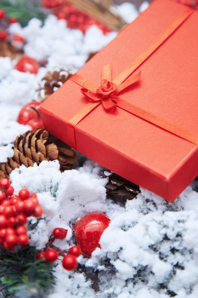 กล่องของขวัญคริสต์มาส — ภาพถ่ายสต็อก
