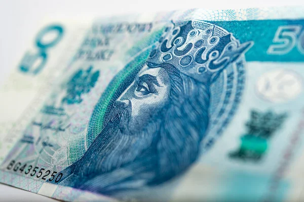 Polskie Pieniądz Papieru Banknotowego — Zdjęcie stockowe