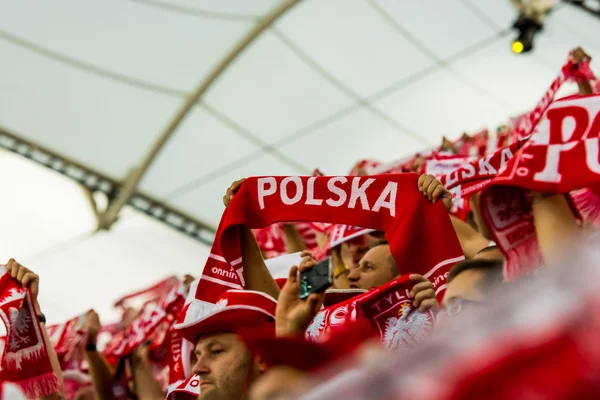 WARSAW, POLONIA - 30 de agosto: Campeonato Mundial Masculino, ceremonia de apertura, Varsovia, 30 de agosto de 2014 —  Fotos de Stock