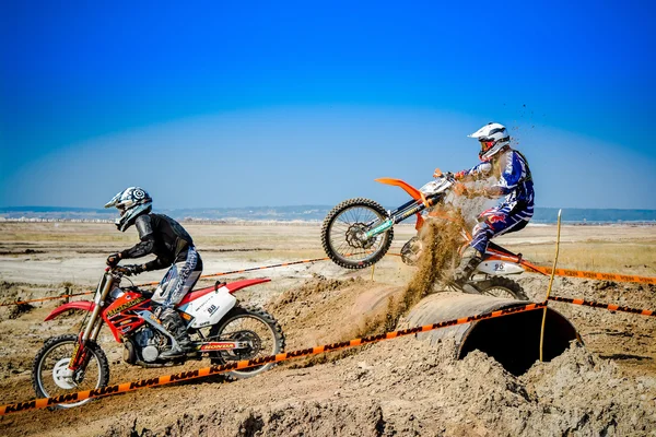 Red Bull 111 Mega Watt: Motocross and hard enduro race — Stock Photo, Image