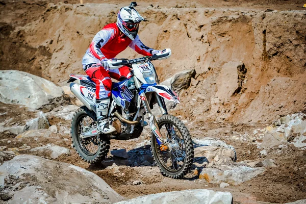 Red Bull 111 Mega Watt: Motocross and hard enduro race — Stock Photo, Image