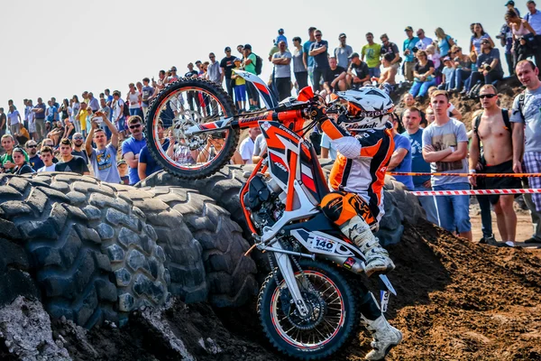 Red Bull 111 Mega Watt: Motocross and hard enduro race — Stock Photo, Image