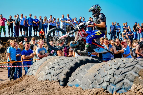 Red Bull 111 Mega Watt: Motocross and hard enduro race — Stock Photo, Image