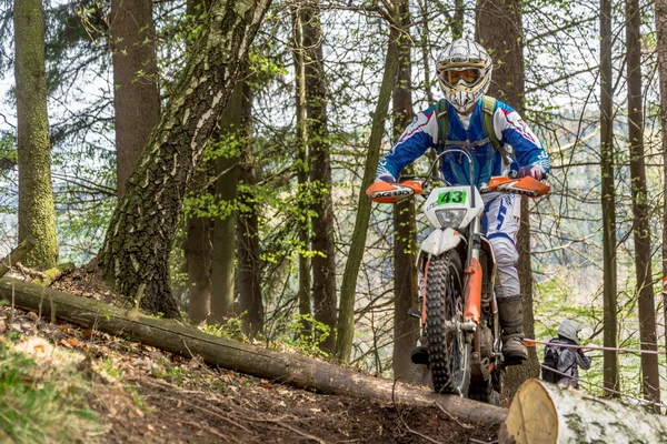 Motocross rider at the Drapak Rodeo Race — Stock Photo, Image