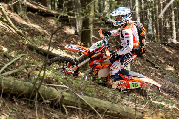 Motocross-Fahrer beim Drapak-Rodeo-Rennen — Stockfoto