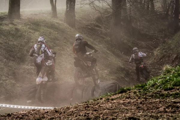 Coureur de Motocross à la Drapak Rodeo Race — Photo