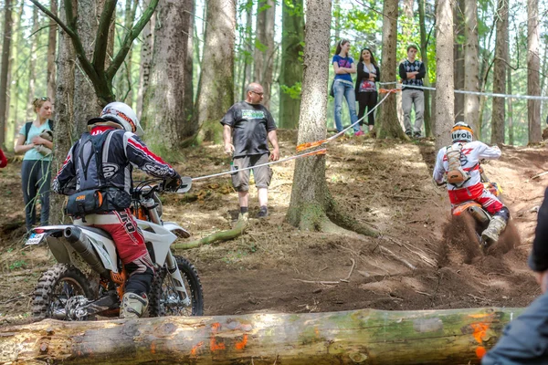 Motocross versenyző a Drapak Rodeo verseny — Stock Fotó