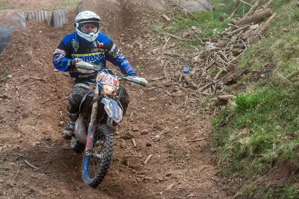 Motocross rider at the Drapak Rodeo Race — Stock Photo, Image