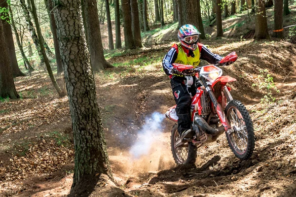 Motocross versenyző a Drapak Rodeo verseny — Stock Fotó