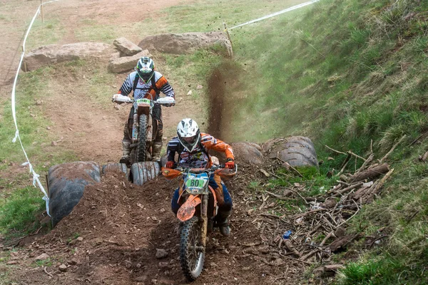 Motocross rider at the Drapak Rodeo Race — Stock Photo, Image