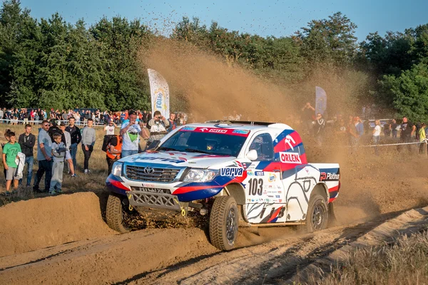 Lotto Baja Polonia ocho rondas de la Copa del Mundo de la FIA de este año para los rallyes de Cross Country — Foto de Stock