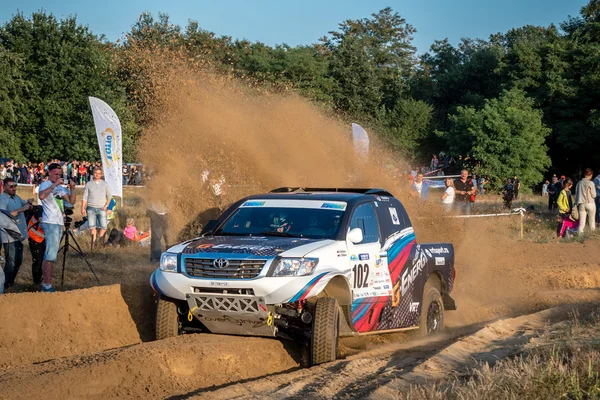 Lotto Baja Polonia ocho rondas de la Copa del Mundo de la FIA de este año para los rallyes de Cross Country — Foto de Stock