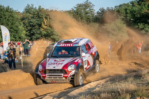 Lotto Baja Polonia ocho rondas de la Copa del Mundo de la FIA de este año para los rallyes de Cross Country — Foto de Stock