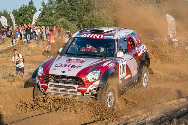 Lotto Baja Polonia ocho rondas de la Copa del Mundo de la FIA de este año para los rallyes de Cross Country — Foto de Stock