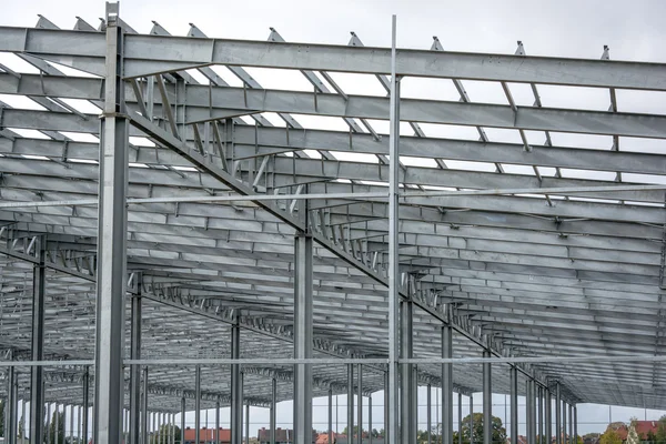 Building of industrial hall — Stock Photo, Image