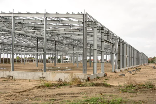 Construção de salão industrial — Fotografia de Stock