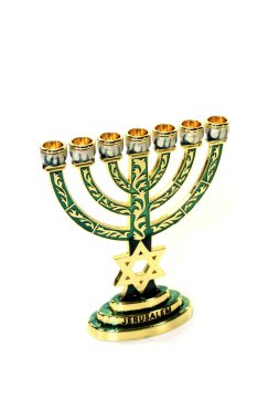 Menorah Star of David ile