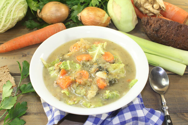 cabbage stew with vegetables