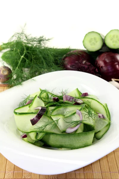 Salada de pepino — Fotografia de Stock