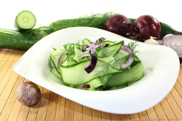 Salada de pepino — Fotografia de Stock