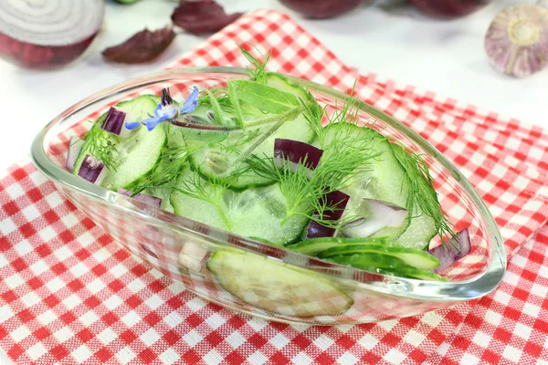 Komkommer salade — Stockfoto