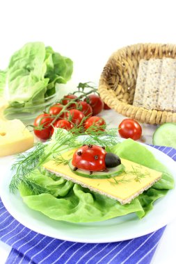 Uğur böceği ile Crispbread