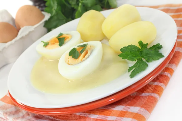 Mustard eggs — Zdjęcie stockowe