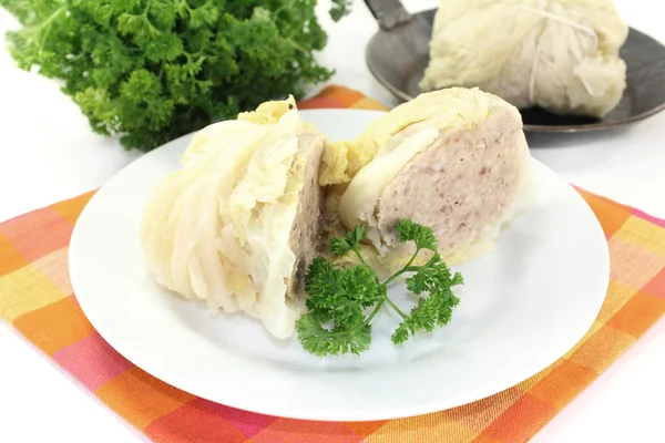 Savoy cabbage roulade — Stock Photo, Image