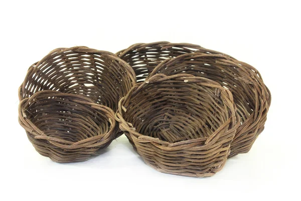 Wicker baskets Royalty Free Stock Photos