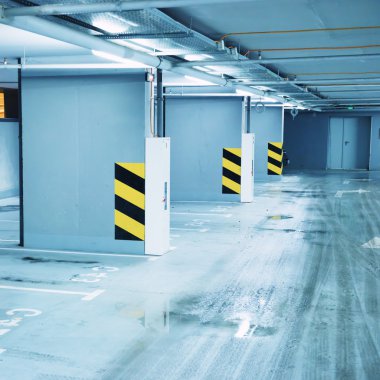 boş yer altı otoparkı