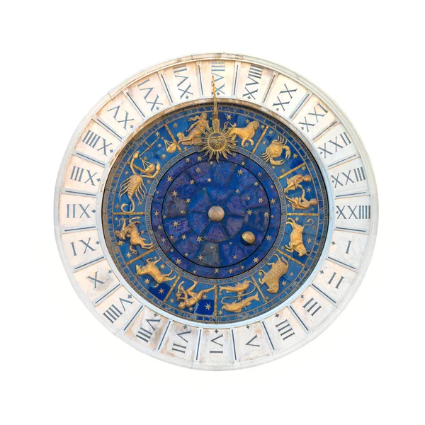 Zodiaku astronomical Clock Tower — Zdjęcie stockowe