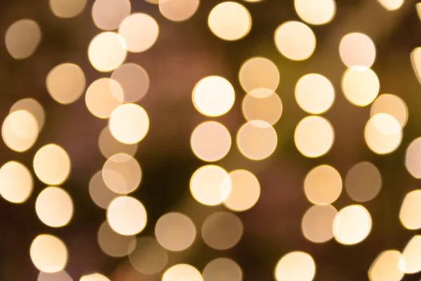 Orange and yellow blur holiday lights — Stock Photo, Image